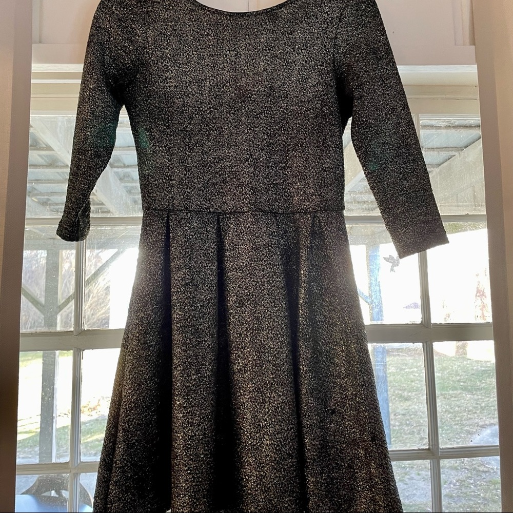 Black and Gold Dress